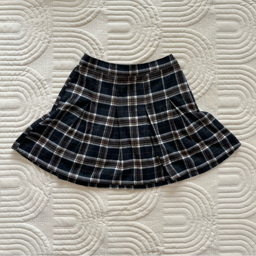 Hollister pleated plaid schoolgirl skirt